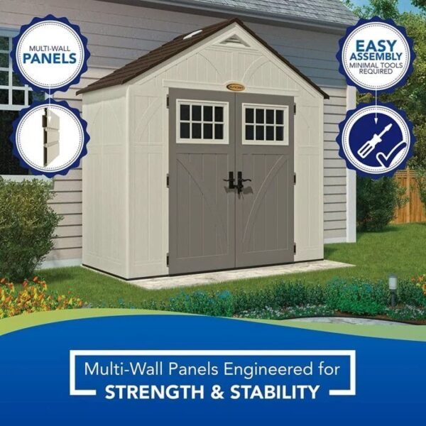 Suncast BMS8400D “4 x 8” Tremont Storage Shed - Image 5