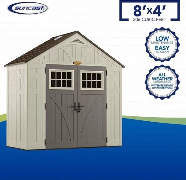 Suncast BMS8400D “4 x 8” Tremont Storage Shed - Image 2