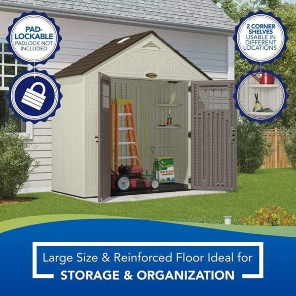 Suncast BMS8400D “4 x 8” Tremont Storage Shed - Image 4