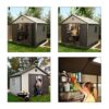 Lifetime 6433 Outdoor Storage Shed with Windows, 11 by 11 Feet 11 x 11 Ft. - Image 5