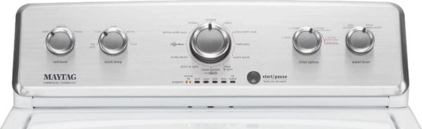 Maytag – 3.8 Cu. Ft. High Efficiency Top Load Washer with PowerWash Agitator – White - Image 14