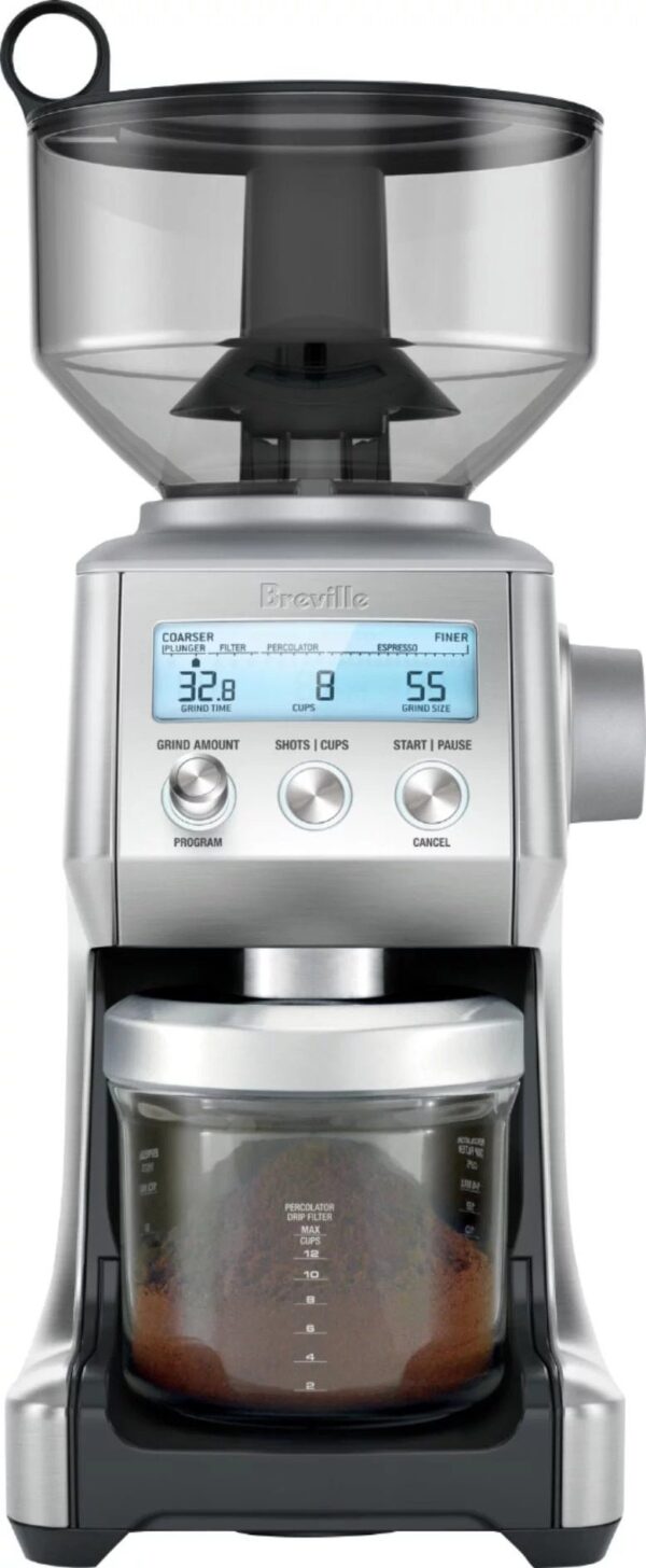 Breville – the Smart Grinder Pro 12-Cup Coffee Grinder – Stainless Steel - Image 2