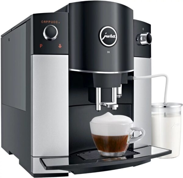 Jura D6 Automatic Coffeemaker and Espresso Machine Platinum - Image 4