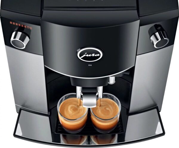 Jura D6 Automatic Coffeemaker and Espresso Machine Platinum - Image 2