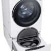 LG – 5.0 Cu. Ft. High-Efficiency Stackable Smart Front Load Washer with Steam and Built-In Intelligence – White - Image 8