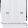 LG – 5.0 Cu. Ft. High-Efficiency Stackable Smart Front Load Washer with Steam and Built-In Intelligence – White - Image 4