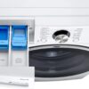 LG – 5.0 Cu. Ft. High-Efficiency Stackable Smart Front Load Washer with Steam and Built-In Intelligence – White - Image 17