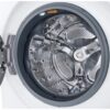 LG – 5.0 Cu. Ft. High-Efficiency Stackable Smart Front Load Washer with Steam and Built-In Intelligence – White - Image 16