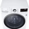 LG – 5.0 Cu. Ft. High-Efficiency Stackable Smart Front Load Washer with Steam and Built-In Intelligence – White - Image 15