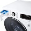 LG – 5.0 Cu. Ft. High-Efficiency Stackable Smart Front Load Washer with Steam and Built-In Intelligence – White - Image 13