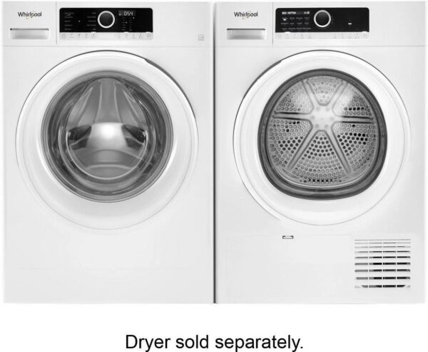 Whirlpool – 1.9 Cu. Ft. High Efficiency Stackable Front-Load Washer with Detergent Dosing Aid – White - Image 9