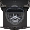 LG – SideKick 1.0 Cu. Ft. High-Efficiency Smart Top Load Pedestal Washer with 3-Motion Technology – Black steel - Image 14