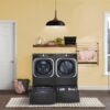 LG – SideKick 1.0 Cu. Ft. High-Efficiency Smart Top Load Pedestal Washer with 3-Motion Technology – Black steel - Image 5