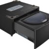 LG – SideKick 1.0 Cu. Ft. High-Efficiency Smart Top Load Pedestal Washer with 3-Motion Technology – Black steel - Image 2