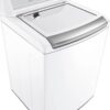LG – 5.5 Cu. Ft. Smart Top Load Washer with TurboWash3D – White - Image 2