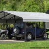 Arrow Carport, 20 ft. x 24 ft. x 7ft. Eggshell 20′ x 24′ x 7′ - Image 7