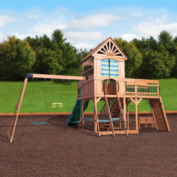 Backyard Discovery Caribbean Cedar Swing Set - Image 5