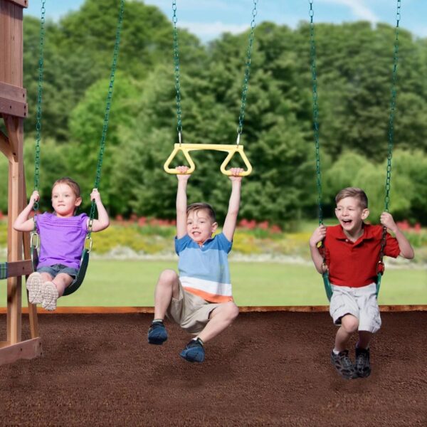 Backyard Discovery Caribbean Cedar Swing Set - Image 7