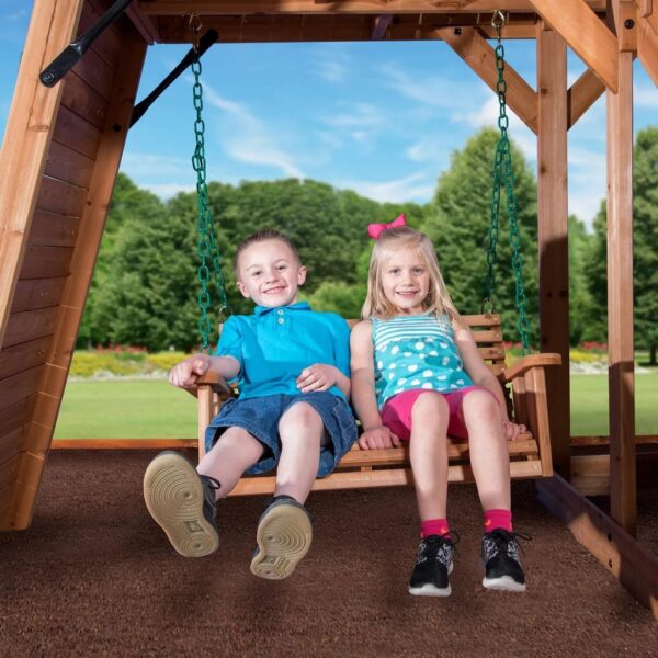 Backyard Discovery Caribbean Cedar Swing Set - Image 8